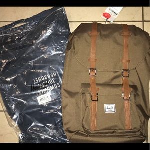 Brand new tan Herschel backpack - Little America